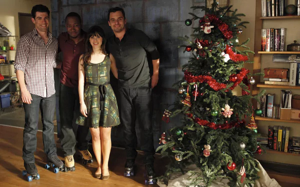 Winston Bishop Lamorne Morris Schmidt (New Girl) Max Greenfield Nick Miller Jake Johnson Jessica Day Zooey Deschanel TV Show New Girl HD Desktop Wallpaper | Background Image