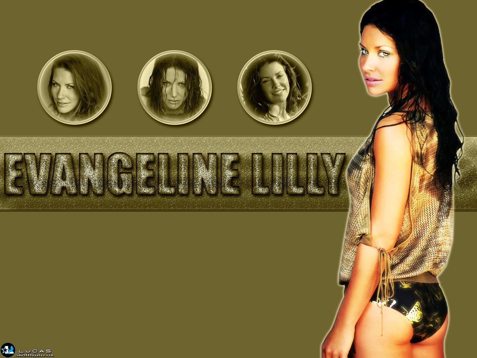 Download Celebrity Evangeline Lilly Wallpaper