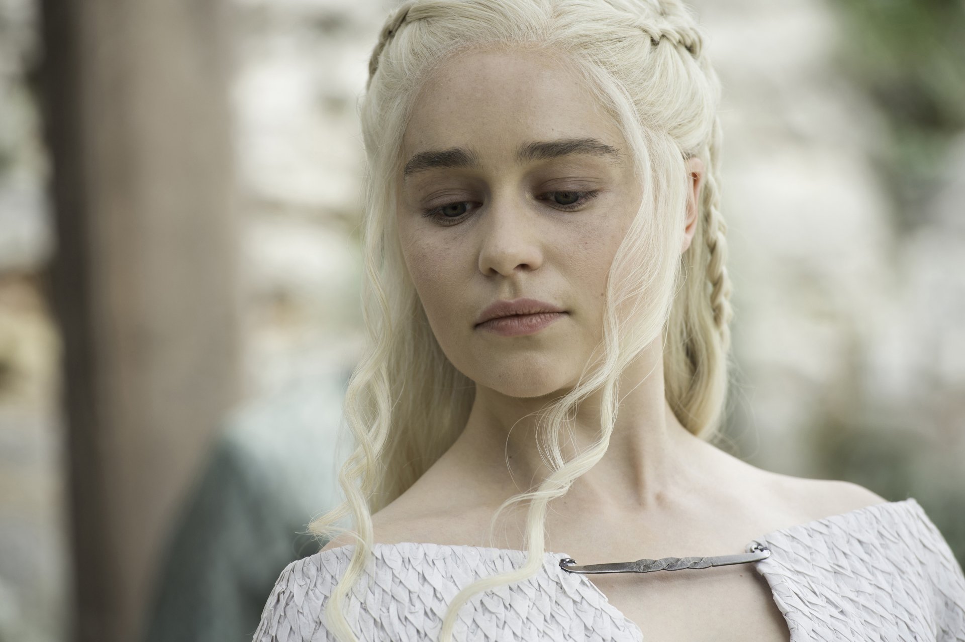 Download Face Actress British Emilia Clarke Daenerys Targaryen TV Show Game Of Thrones  4k Ultra HD Wallpaper