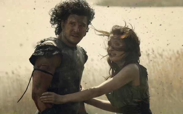 Emily Browning Kit Harington movie Pompeii (2014) HD Desktop Wallpaper | Background Image