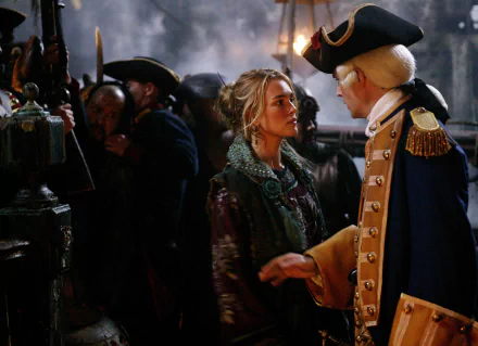 James Norrington Jack Davenport Elizabeth Swann Keira Knightley movie Pirates Of The Caribbean: At World's End HD Desktop Wallpaper | Background Image