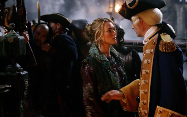 James Norrington Jack Davenport Elizabeth Swann Keira Knightley movie Pirates Of The Caribbean: At World's End HD Desktop Wallpaper | Background Image
