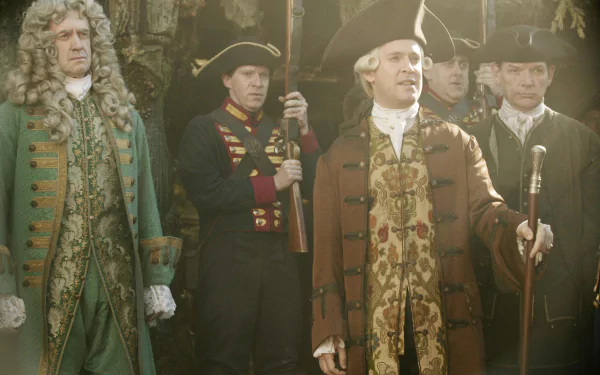 Tom Hollander Lord Beckett Governor Weatherby Swann Jonathan Pryce movie Pirates Of The Caribbean: At World's End HD Desktop Wallpaper | Background Image