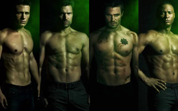 David Ramsey Stephen Amell TV Show Arrow (TV Show) HD Desktop Wallpaper | Background Image