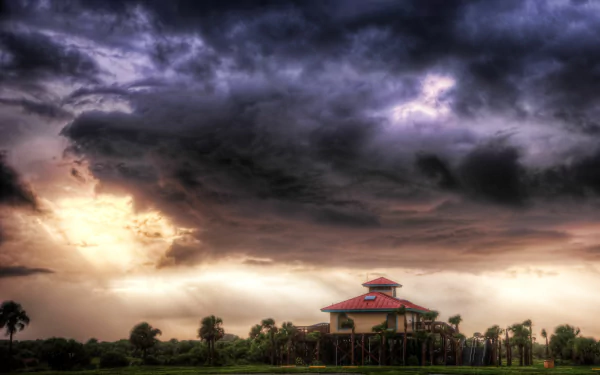 nature storm HD Desktop Wallpaper | Background Image