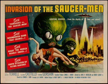 movie Invasion of the Saucer Men HD Desktop Wallpaper | Background Image