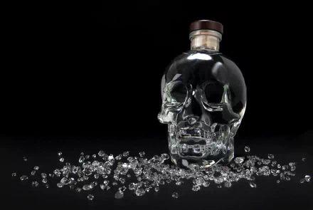 skull alcohol vodka man made Crystal Head Vodka HD Desktop Wallpaper | Background Image