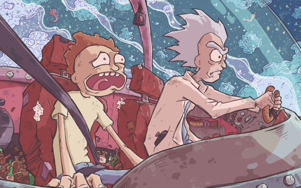 TV Show Rick and Morty Rick Sanchez Morty Smith Ship Space Space Cruiser HD Wallpaper | Background Image