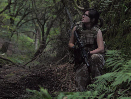 woman Girls & Guns HD Desktop Wallpaper | Background Image