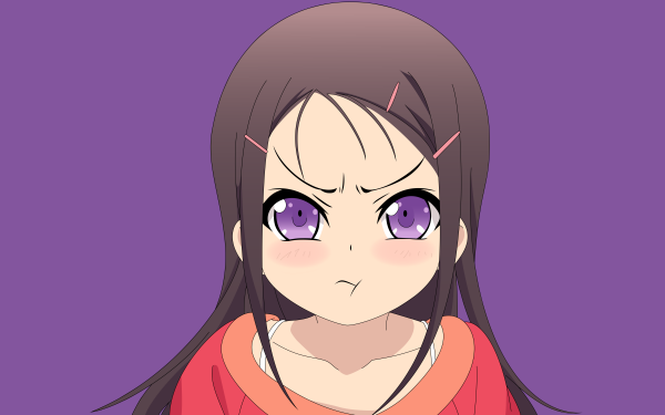 Anime Charlotte Ayumi Otosaka Brown Hair Purple Eyes HD Wallpaper | Background Image