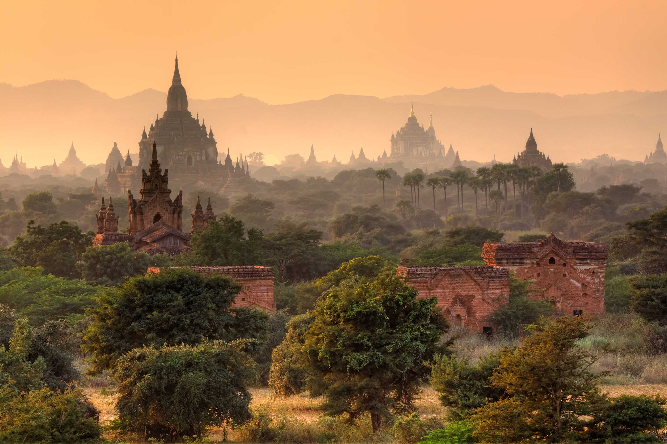 Bagan, an ancient city and a UNESCO site in Myanmar