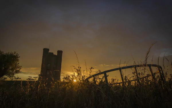 man made Broadway Tower Worcestershire HD Desktop Wallpaper | Background Image