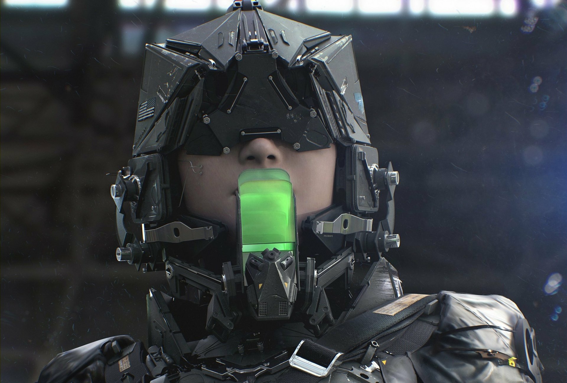 Download Sci Fi Warrior HD Wallpaper by Maciej Kuciara