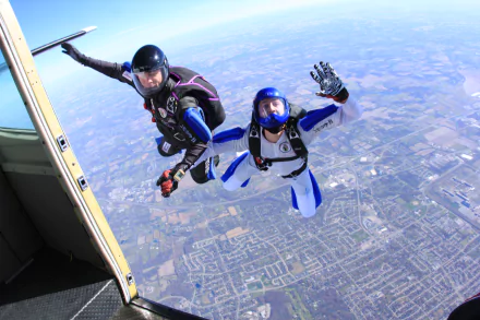 skydiving Sports HD Desktop Wallpaper | Background Image