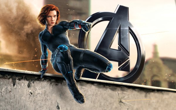 Movie Avengers: Age of Ultron The Avengers Black Widow Scarlett Johansson Logo HD Wallpaper | Background Image