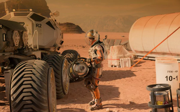 Matt Damon movie The Martian HD Desktop Wallpaper | Background Image