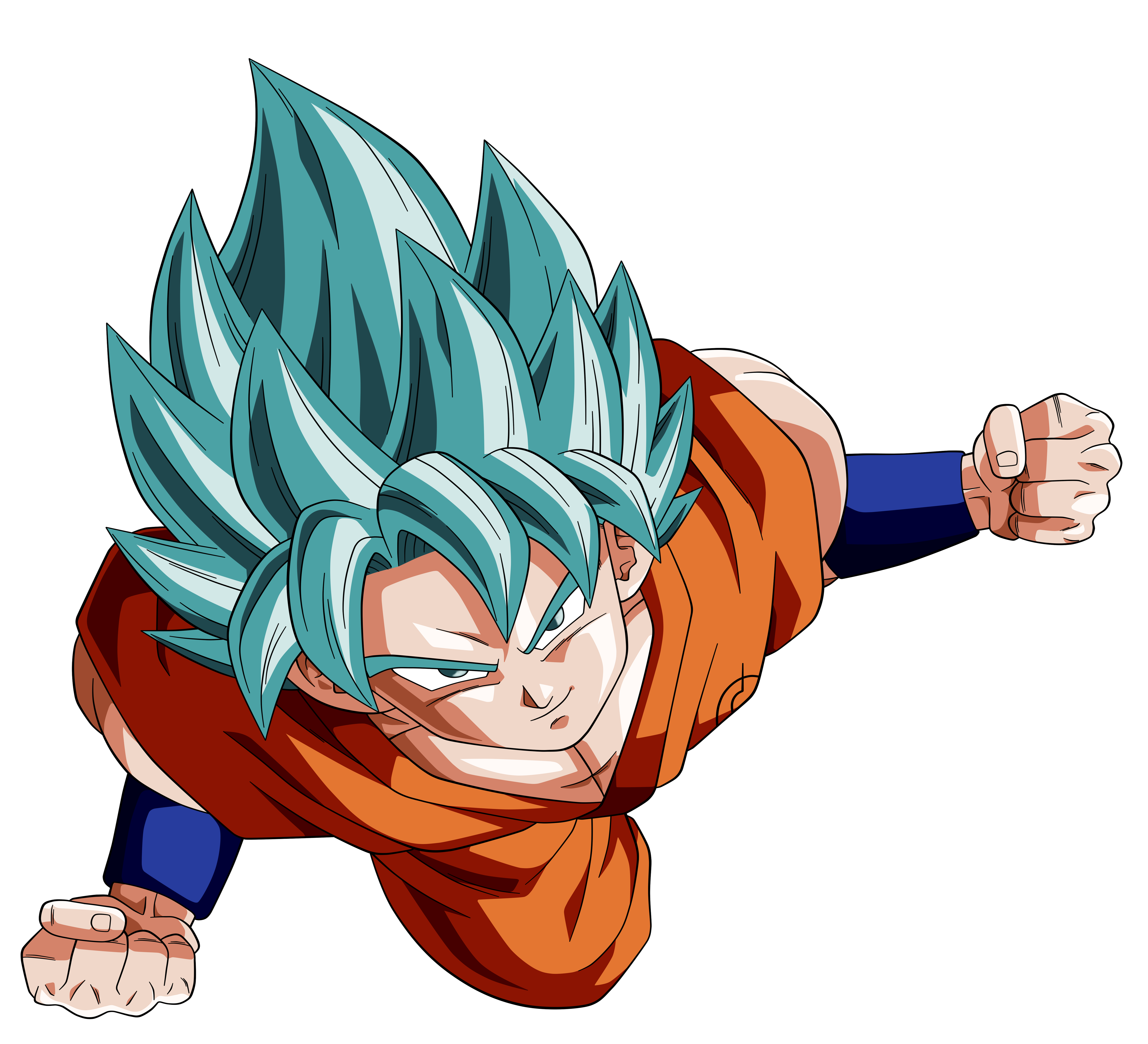 Goku SSJ Blue, super Saiyajin azul Goku, png