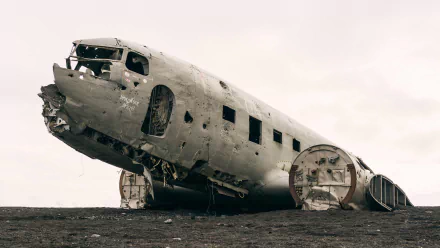  Wreckage of a crashed U.S. Navy aircraft by Jared Erondu