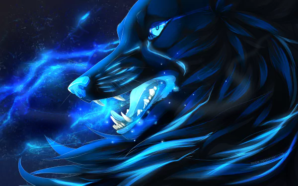 fantasy wolf HD Desktop Wallpaper | Background Image