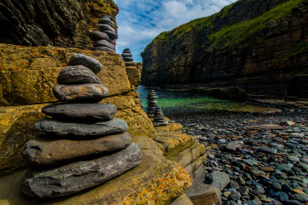 zen nature stone HD Desktop Wallpaper | Background Image
