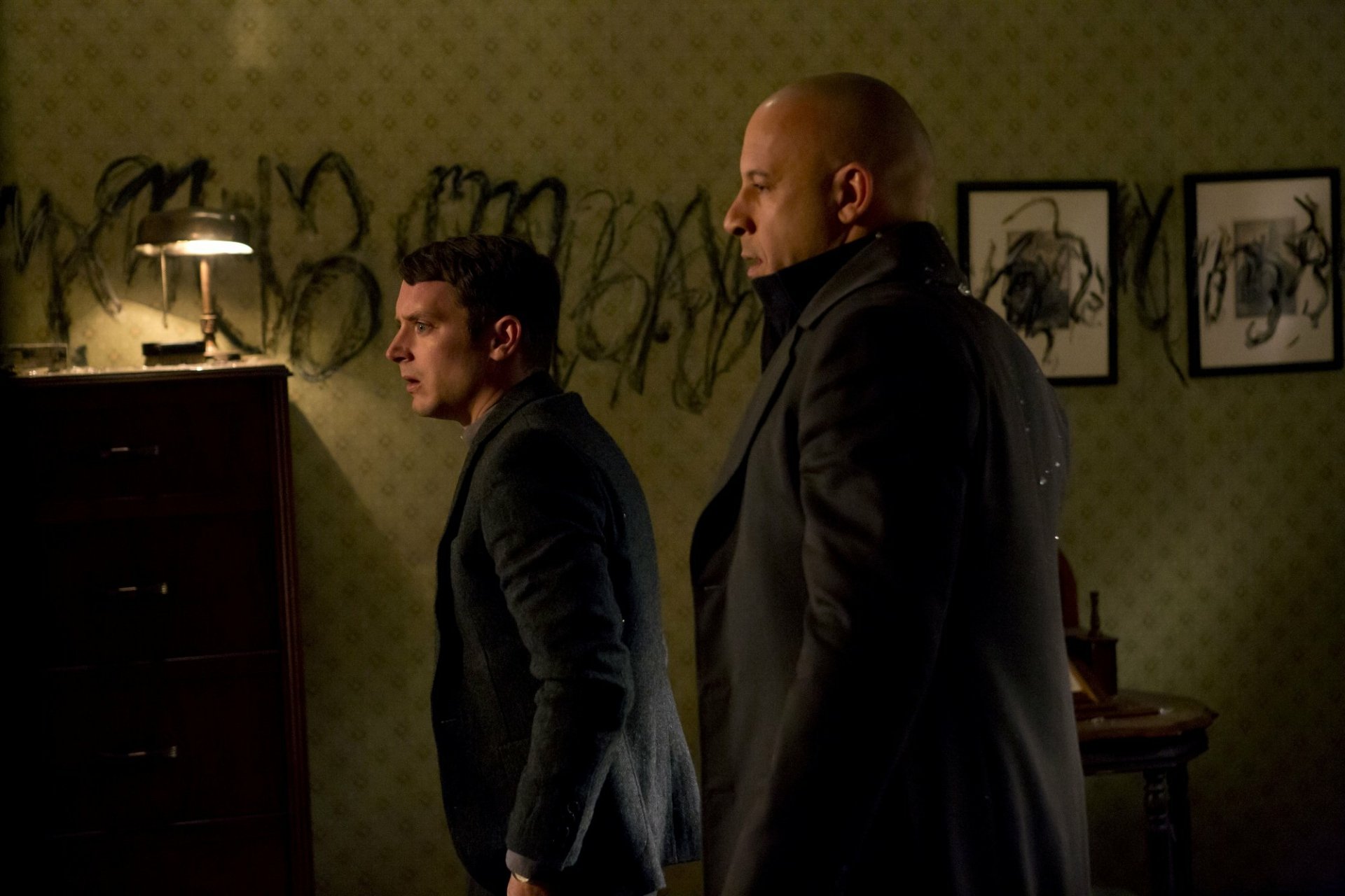 Download Kaulder (The Last Witch Hunter) Vin Diesel Dolan (The Last Witch Hunter) Elijah Wood Movie The Last Witch Hunter HD Wallpaper