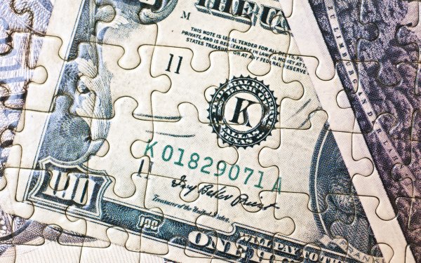Man Made Dollar Currencies Puzzle HD Wallpaper | Background Image