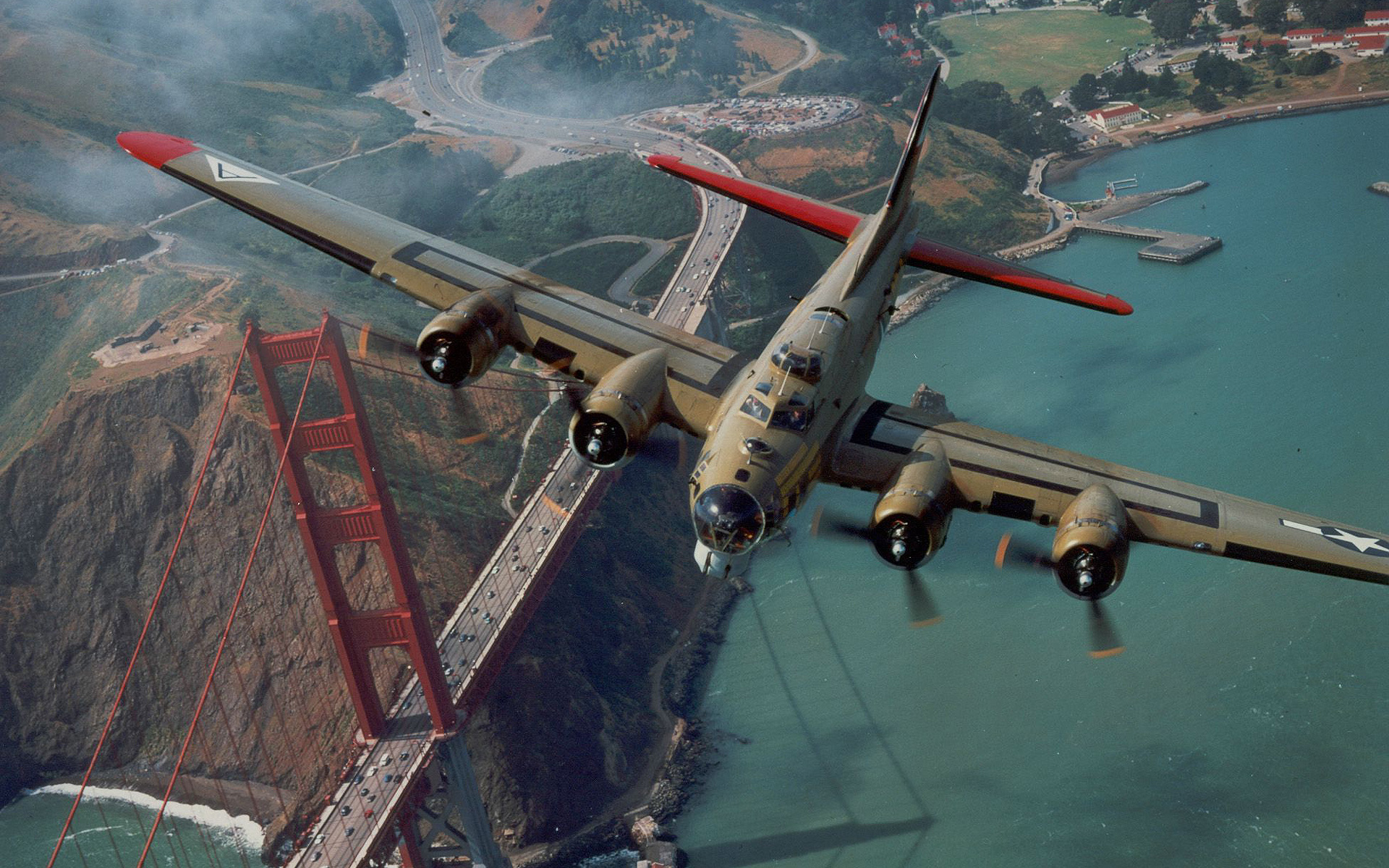 Boeing B-17 Flying Fortress HD Wallpaper | Background Image | 1920x1200