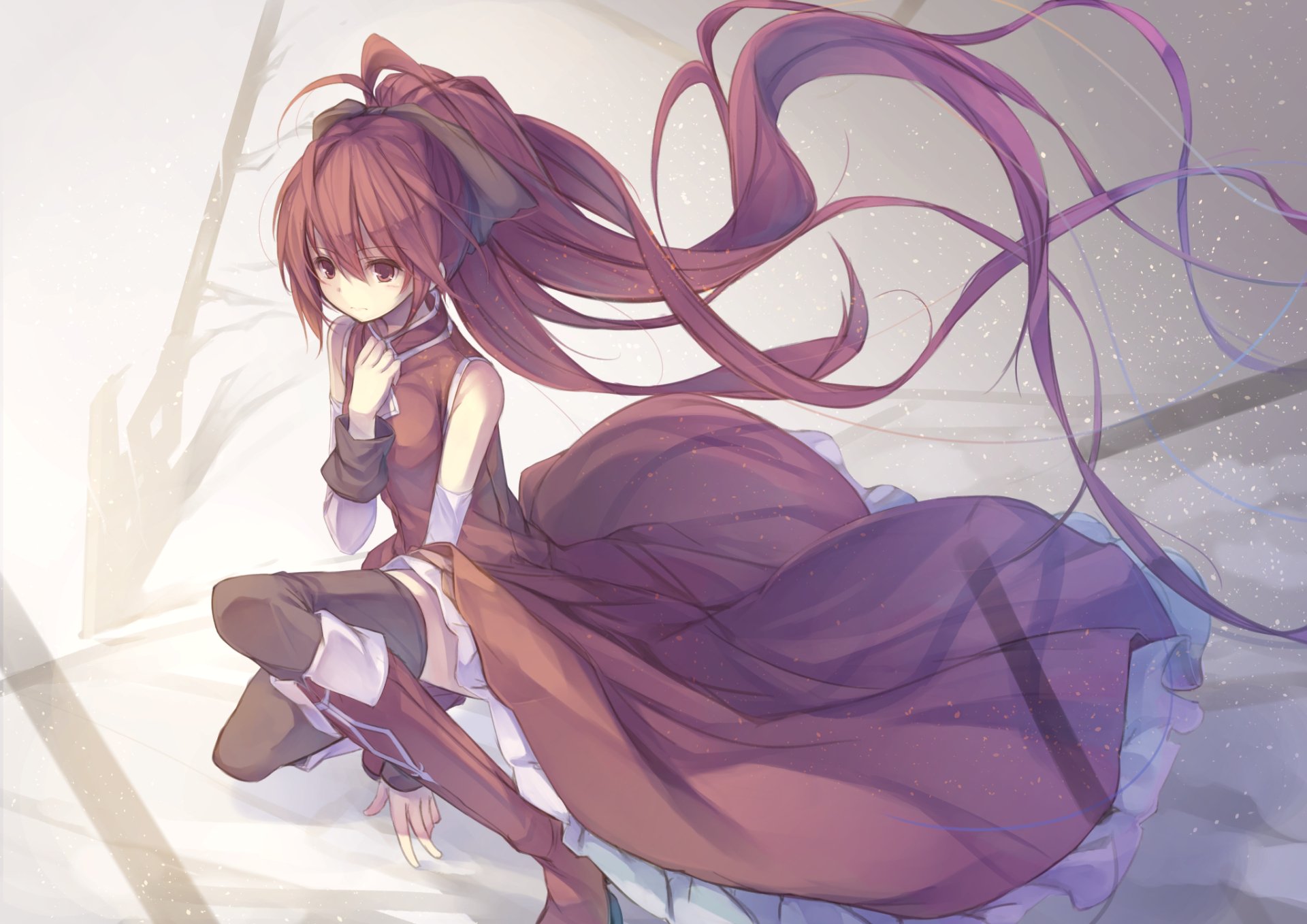 Download Kyōko Sakura Anime Puella Magi Madoka Magica HD Wallpaper