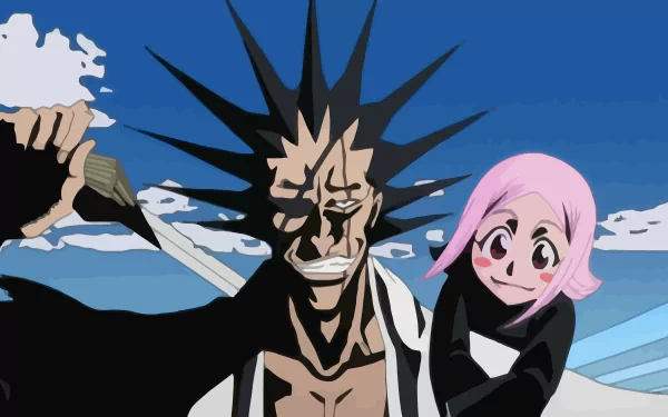 Yachiru Kusajishi Kenpachi Zaraki Anime Bleach HD Desktop Wallpaper | Background Image