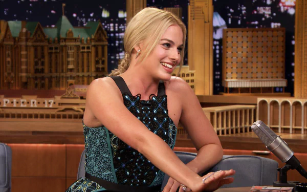 Celebrity Margot Robbie HD Desktop Wallpaper | Background Image