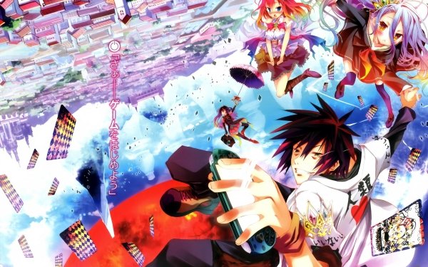 Anime No Game No Life Sora Shiro Stephanie Dola Clammy Zell HD Wallpaper | Background Image