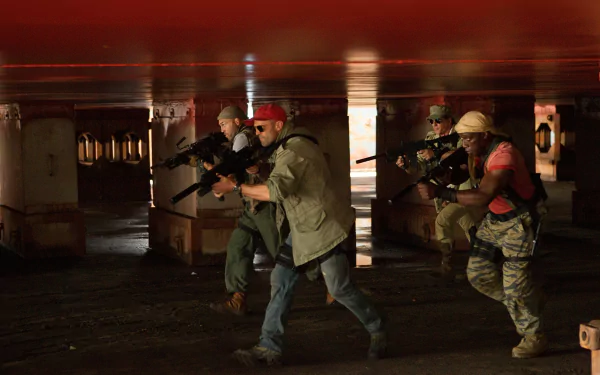 Randy Couture Toll Road Doc (The Expendables) Wesley Snipes Jason Statham Lee Christmas Sylvester Stallone Barney Ross movie The Expendables 3 HD Desktop Wallpaper | Background Image