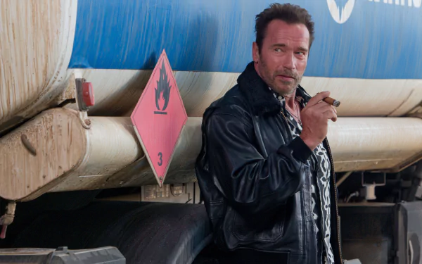 Arnold Schwarzenegger Trench (The Expendables) movie The Expendables 3 HD Desktop Wallpaper | Background Image