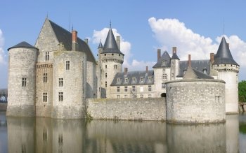 Chateau De Sully Sur Loire Fonds D Ecran Hd Arriere Plans