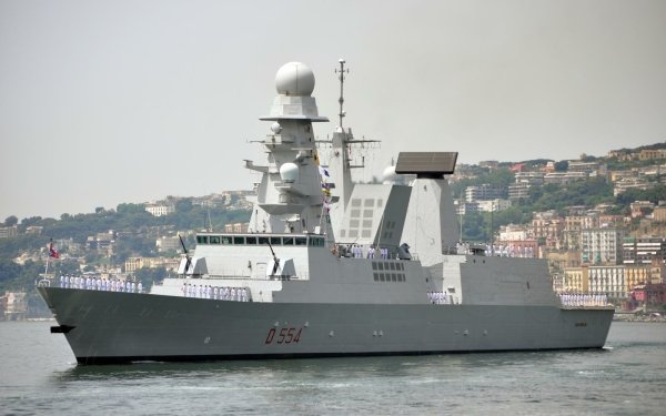 Military Italian Navy Warships Destroyer Caio Duilio HD Wallpaper | Background Image
