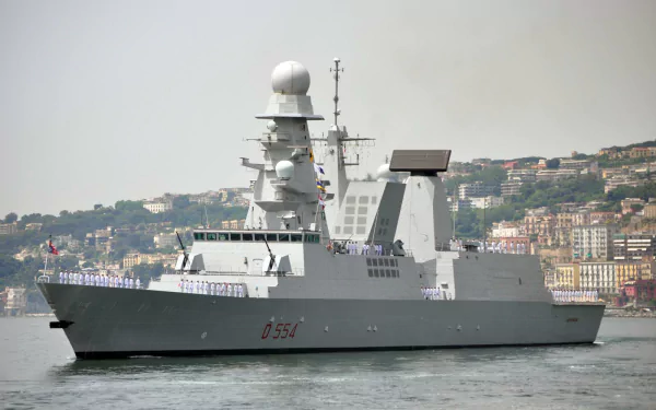 Caio Duilio (D 554) destroyer military Italian Navy HD Desktop Wallpaper | Background Image