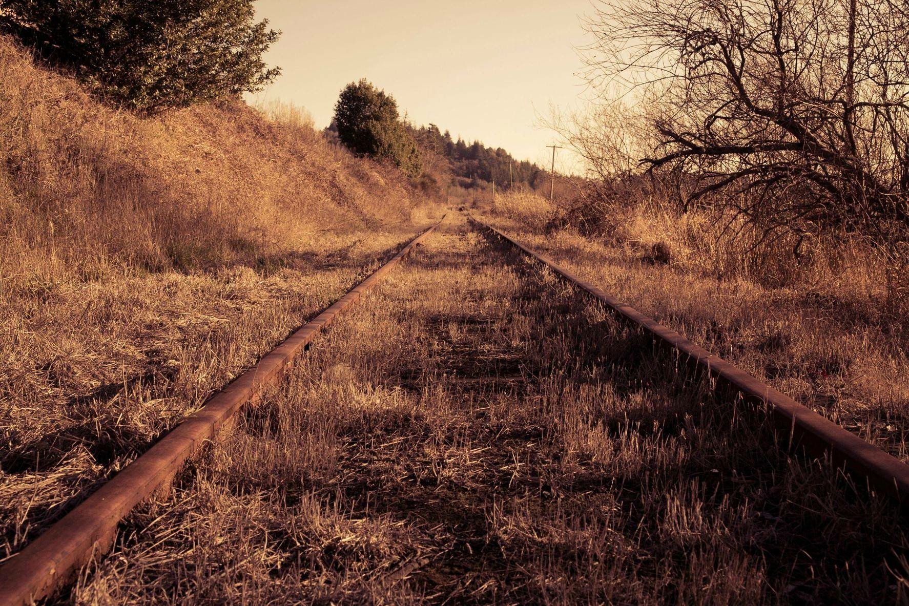 Download Man Made Railroad Wallpaper