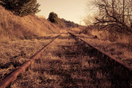 man made railroad HD Desktop Wallpaper | Background Image