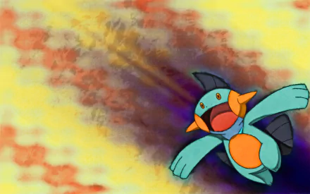 Marshtomp (Pokémon) Anime Pokemon HD Desktop Wallpaper | Background Image