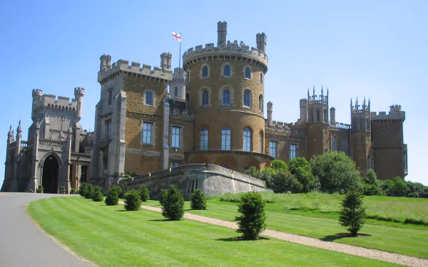 man made Belvoir Castle HD Desktop Wallpaper | Background Image