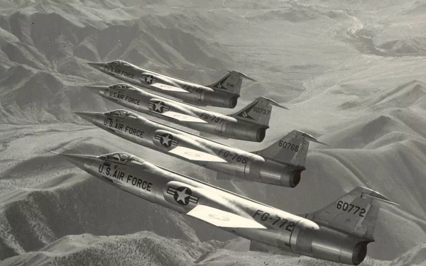 military lockheed f-104 starfighter HD Desktop Wallpaper | Background Image