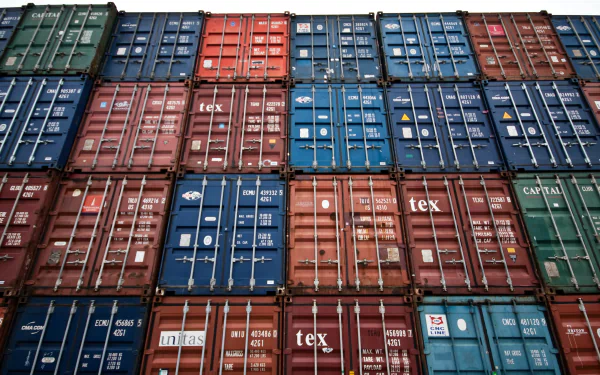 man made Container terminal HD Desktop Wallpaper | Background Image