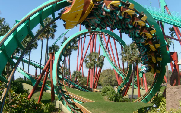 man made roller coaster HD Desktop Wallpaper | Background Image
