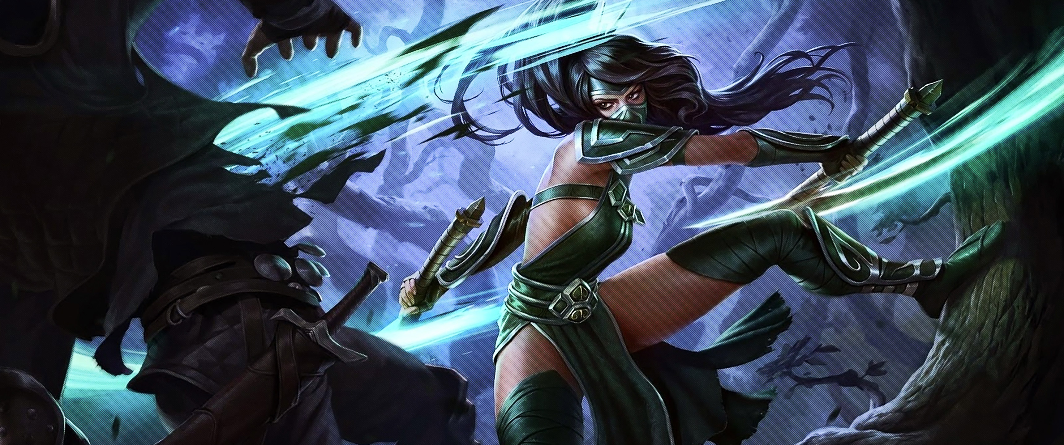 Akali HD Wallpaper League Of Legends Action