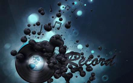 music record HD Desktop Wallpaper | Background Image