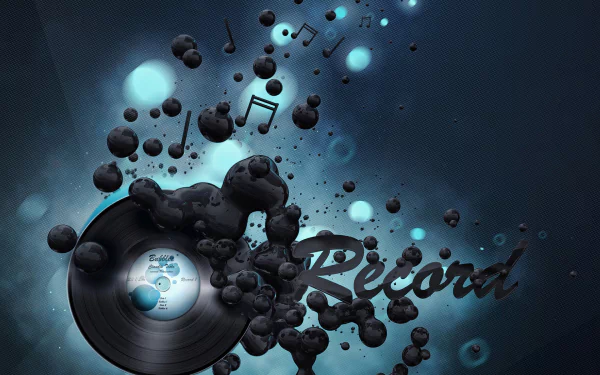 music record HD Desktop Wallpaper | Background Image