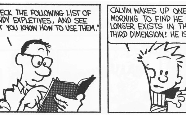 Calvin (Calvin & Hobbes) Comic Calvin & Hobbes HD Desktop Wallpaper | Background Image