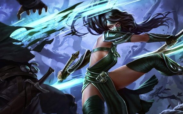 Video Game League Of Legends Akali HD Wallpaper | Background Image