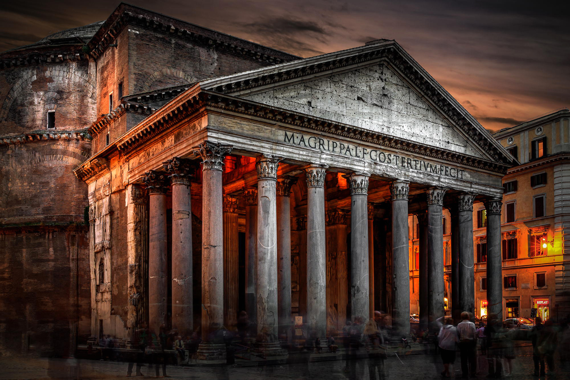 Man Made Pantheon HD Wallpaper | Background Image