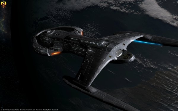 TV Show Star Trek: The Next Generation Star Trek Ascension class Spaceship Starship HD Wallpaper | Background Image